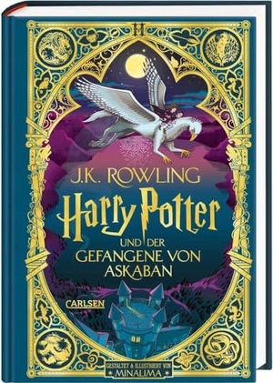 Rowling, J. K.. Harry Potter und der Gefangene von Askaban (Papierkunst-Edition mit 3D-Aufklapp-Elementen 3) - Farbig illustrierte Schmuckausgabe mit Goldprägung und Pop-Up-Elementen. Carlsen Verlag GmbH, 2023.