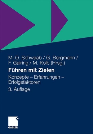Schwaab, Markus-Oliver / Meinulf Kolb et al (Hrsg.). Führen mit Zielen - Konzepte - Erfahrungen - Erfolgsfaktoren. Gabler Verlag, 2010.