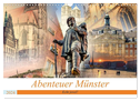 Abenteuer Münster - Echt jovel! (Wandkalender 2024 DIN A3 quer), CALVENDO Monatskalender