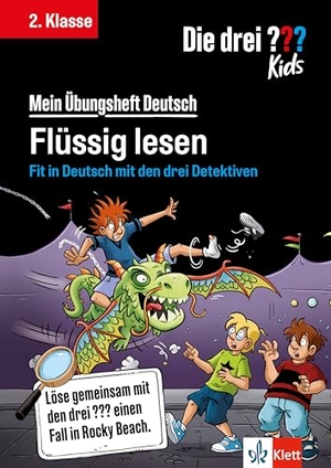 Die drei ??? Kids: Mein Übungsheft Deutsch 2. Klasse - Flüssig lesen - Fit in Deutsch mit den drei Detektiven. Klett Lerntraining, 2026.