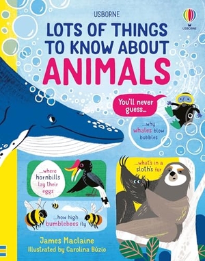 Maclaine, James. Lots of Things to Know about Animals. Usborne Books, 2025.