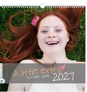 Wandkalender A little extra 2027 - Fotografien von Kindern und Jugendlichen mit Down-Syndrom. Neufeld Verlag, 2026.