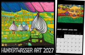 Wörner Verlag GmbH (Hrsg.). Hundertwasser Broschürenkalender Art 2027. Wörner Verlag GmbH, 2026.