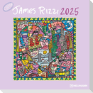 James Rizzi 2025 - Wand-Kalender - Broschüren-Kalender - 30x30 - 30x60 geöffnet - Kunst-Kalender