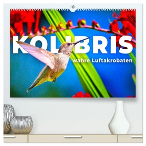 Monkey, Happy. Kolibris - wahre Luftakrobaten (hochwertiger Premium Wandkalender 2024 DIN A2 quer), Kunstdruck in Hochglanz - Klein aber oho.. Calvendo, 2023.