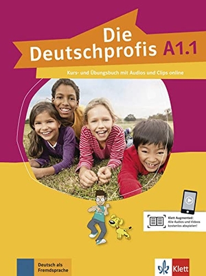 Swerlowa, Olga. Die Deutschprofis A1.1. Kurs- und Übungsbuch mit Audios und Clips online. Klett Sprachen GmbH, 2016.