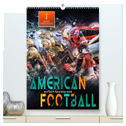 American Football - einfach faszinierend (hochwertiger Premium Wandkalender 2025 DIN A2 hoch), Kunstdruck in Hochglanz