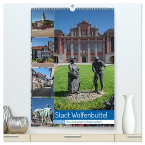 Gierok-Latniak, Steffen. Stadt Wolfenbüttel (hochwertiger Premium Wandkalender 2024 DIN A2 hoch), Kunstdruck in Hochglanz - Die Stadt Wolfenbüttel liegt an der Oker, in Niedersachsen, südlich von Braunschweig.. Calvendo, 2023.