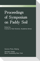 Proceedings of Symposium on Paddy Soils