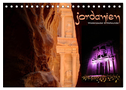 Jordanien - Wüstenzauber & Weltwunder (Tischkalender 2024 DIN A5 quer), CALVENDO Monatskalender