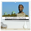 Hafenrundfahrt Duisburg (hochwertiger Premium Wandkalender 2024 DIN A2 quer), Kunstdruck in Hochglanz
