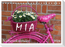 MIA - Namenskalender (Tischkalender 2024 DIN A5 quer), CALVENDO Monatskalender