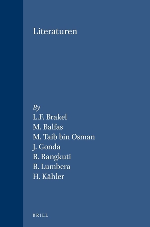 Gonda, J. / Kähler et al. Literaturen. Brill, 1976.