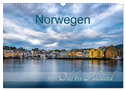 Norwegen von Oslo bis Ålesund (Wandkalender 2024 DIN A3 quer), CALVENDO Monatskalender