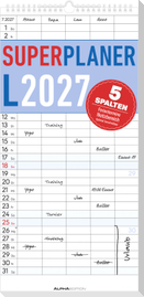 Superplaner L - 5 Spalten 2027