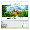 Ein Blick auf Gelnhausen (hochwertiger Premium Wandkalender 2024 DIN A2 quer), Kunstdruck in Hochglanz