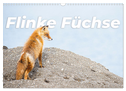 Flinke Füchse (Wandkalender 2024 DIN A3 quer), CALVENDO Monatskalender
