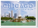 CHICAGO Stadtzentrum (Wandkalender 2024 DIN A4 quer), CALVENDO Monatskalender