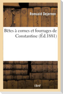 Bêtes À Cornes Et Fourrages de Constantine
