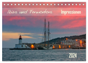 Ibiza und Formentera Impressionen (Tischkalender 2024 DIN A5 quer), CALVENDO Monatskalender