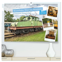 Eisenbahn Museum Gramzow (hochwertiger Premium Wandkalender 2025 DIN A2 quer), Kunstdruck in Hochglanz