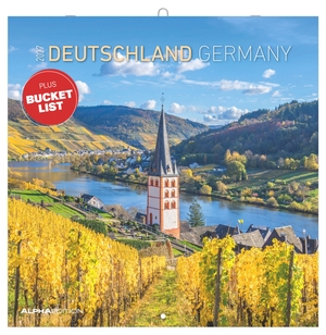 Neumann Verlage GmbH & Co KG (Hrsg.). Deutschland 2027 - Wandkalender 30x30 cm (30x60 cm geöffnet) mit Notizkalendarium, 12 Deutschlandmotiven und Bucket-List. Neumann Verlage GmbH & Co, 2026.