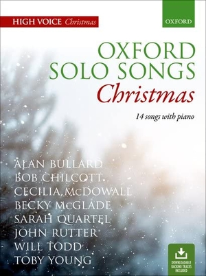Oxford. Oxford Solo Songs: Christmas - 14 songs with piano. Oxford University Press, 2021.