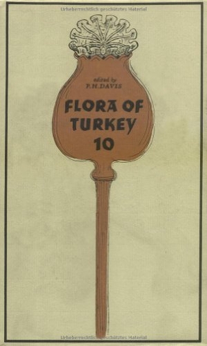 Davis, Peter / Miller, R. et al. Flora of Turkey, Volume 10. Edinburgh University Press, 1988.