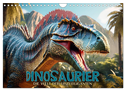 Dinosaurier - die Welt der Urzeitgiganten (Wandkalender 2025 DIN A4 quer), CALVENDO Monatskalender