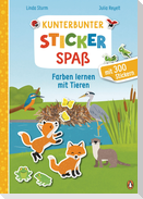 Kunterbunter Stickerspaß - Farben lernen mit Tieren