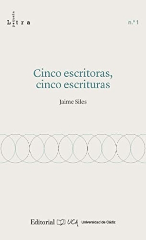 Siles, Jaime. Cinco escritoras, cinco escrituras. Servicio de Publicaciones de la Universidad de Cádiz, 2019.