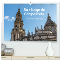 Santiago de Compostela - Ziel einer Pilgerreise (hochwertiger Premium Wandkalender 2024 DIN A2 quer), Kunstdruck in Hochglanz
