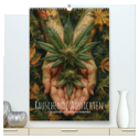 Rauschende Aussichten - Der ultimative Cannabis-Kalender (hochwertiger Premium Wandkalender 2025 DIN A2 hoch), Kunstdruck in Hochglanz