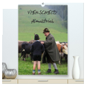 Viehscheid Almabtrieb (hochwertiger Premium Wandkalender 2024 DIN A2 hoch), Kunstdruck in Hochglanz