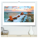 Wilde und romantische Küsten (hochwertiger Premium Wandkalender 2025 DIN A2 quer), Kunstdruck in Hochglanz