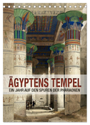 Ägyptens Tempel (Tischkalender 2024 DIN A5 hoch), CALVENDO Monatskalender
