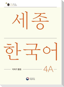 Sejong Korean Extension Activity Book 4A - Korean Edition
