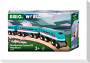 BRIO World - 36086 Trains of the World Shinkansen Series E5 Hayabusa Zug | Spielzeugzug für Kinder ab 3 Jahren