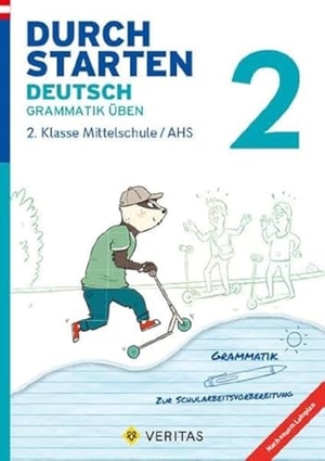 Rasser, Werner. Durchstarten 2. Klasse - Deutsch Mittelschule/AHS - Grammatik - Übungsbuch mit Lösungen. Veritas Verlag, 2020.