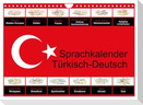 Sprachkalender Türkisch-Deutsch (Wandkalender 2025 DIN A4 quer), CALVENDO Monatskalender
