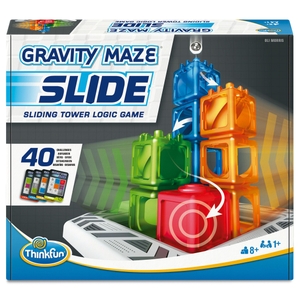 ThinkFun Gravity Maze Slide - Logikspiel ab 8 Jahre - Das Kugelbahn-Schiebepuzzle für clevere Köpfe. Ravensburger Spieleverlag, 2026.