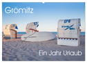 Grömitz - Ein Jahr Urlaub (Wandkalender 2025 DIN A2 quer), CALVENDO Monatskalender