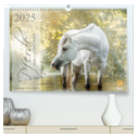 Pferde - Anmut, Eleganz, Magie (hochwertiger Premium Wandkalender 2025 DIN A2 quer), Kunstdruck in Hochglanz