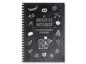 familiawedding black-Doodle- Design XXL Gästebuch zur Hochzeit
