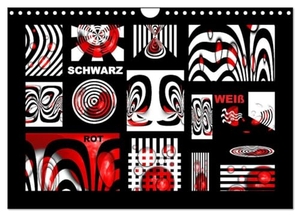 Burlager, Claudia. SCHWARZ, WEIß, ROT (Wandkalender 2024 DIN A4 quer), CALVENDO Monatskalender - Design in schwarz, weiß, rot. Calvendo Verlag, 2023.