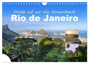 Erlebe mit mir das berauschende Rio de Janeiro (Wandkalender 2024 DIN A4 quer), CALVENDO Monatskalender