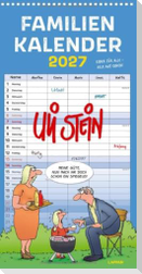 Uli Stein Familienkalender 2027: Familienplaner mit 5 Spalten