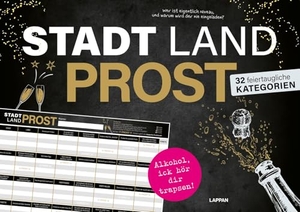 Lappan Verlag (Hrsg.). Stadt, Land, PROST! - Das Kult-Spiel für deine Party!. Lappan Verlag, 2025.