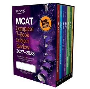 Kaplan Test Prep. MCAT Complete 7-Book Subject Review 2027-2028 | Biggest Update Ever: 500+ New Images & All-New CARS Book | 3 Practice Tests (Kaplan Test Prep). Kaplan Publishing, 2026.
