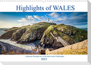 Highlights of Wales (Wall Calendar 2022 DIN A3 Landscape)